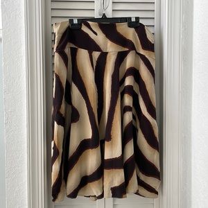 Animal print skirt